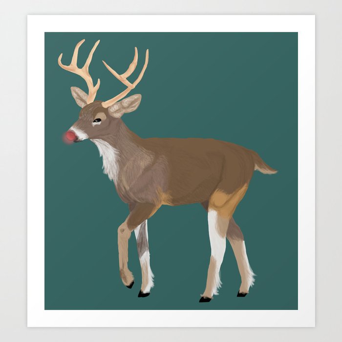 Rudolph Art Print