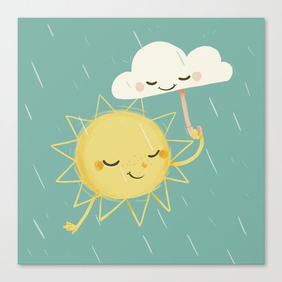 Little Sun Canvas Print