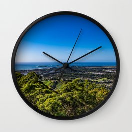 Ocean View Over Coffs Harbour Wall Clock