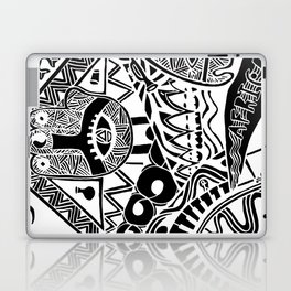The Origin (White) Tribal Laptop & iPad Skin