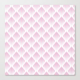 Pink Abstract Pattern Canvas Print