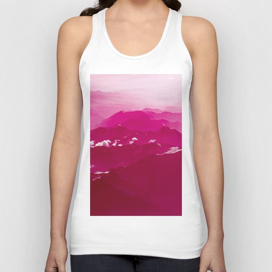 Abstract mountains Unisex Tank Top
