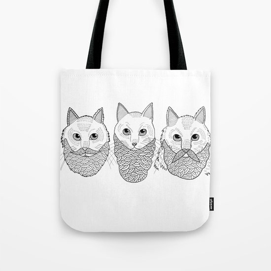 Cats With Beards Tote Bag