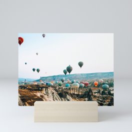 Hot Air Rises | Cappadocia, Turkey Mini Art Print