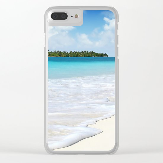 Paradise Ocean #waves Clear iPhone Case