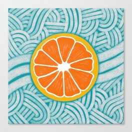 the orange Canvas Print