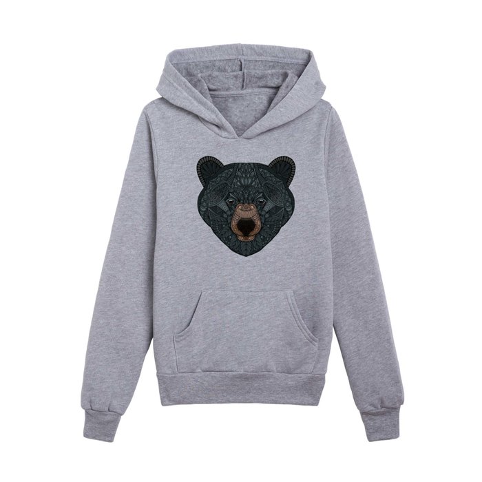 Black Bear Kids Pullover Hoodie by ArtLovePassion Society6