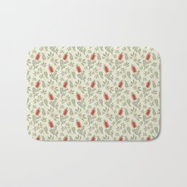 Bottlebrush & Gum Blossom - Native Lime - Small Bath Mat