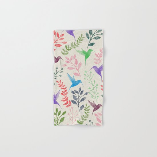 Floral & Birds II Hand & Bath Towel