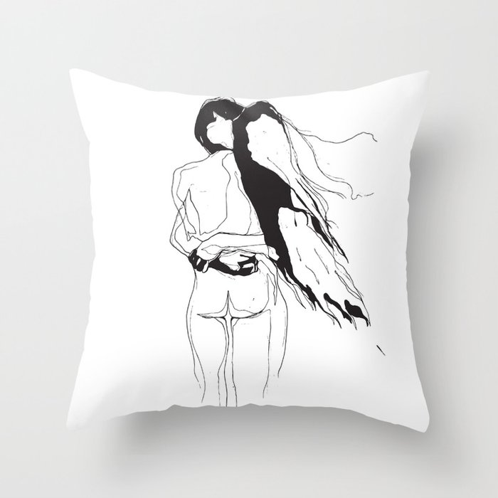 Wish Of Embrace 2 Throw Pillow
