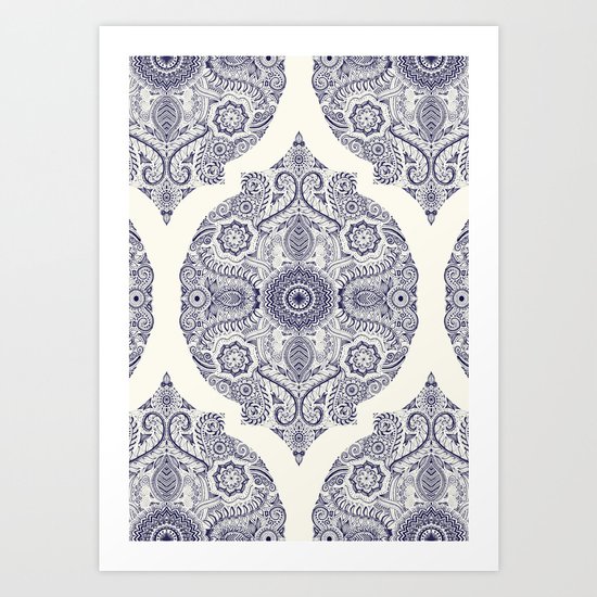 Explorations in Ink & Symmetry Art Print