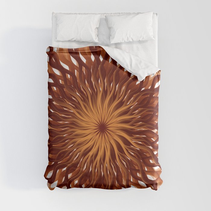 Graphic Design Psychedelic and Modern Duvet Cover