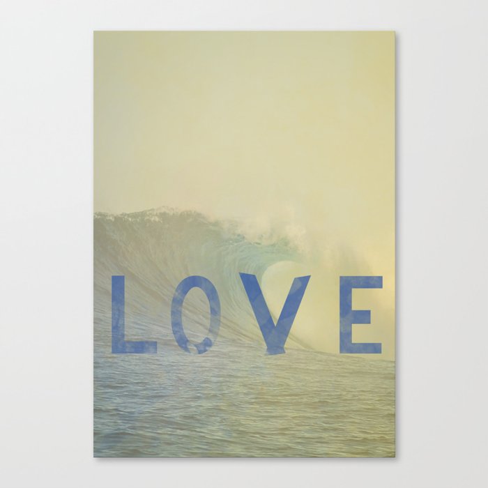 love surf Canvas Print