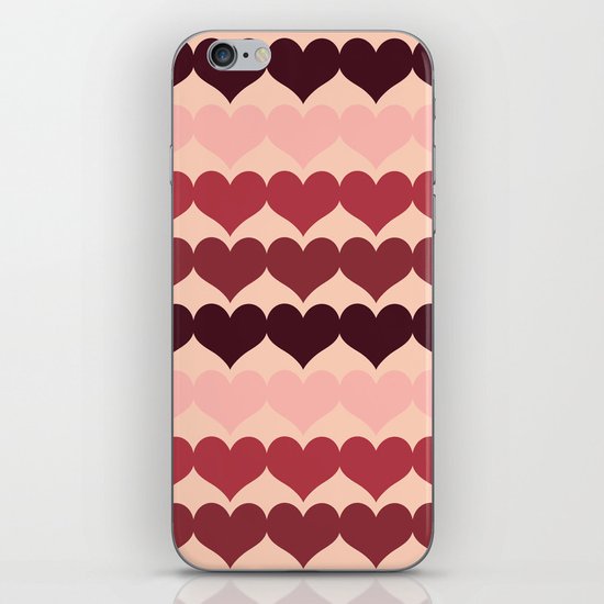 Hearts iPhone & iPod Skin