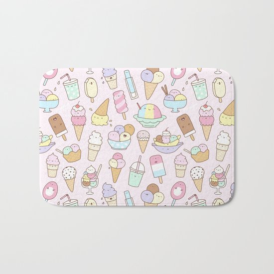 I love Ice Cream Bath Mat