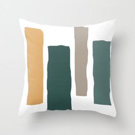 COOL TONE ABSTRACT Throw Pillow