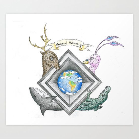 Natural Harmony Art Print