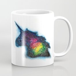 Rainbow unicorn galaxy watercolor Coffee Mug