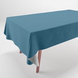 Oblivious Blue Tablecloth