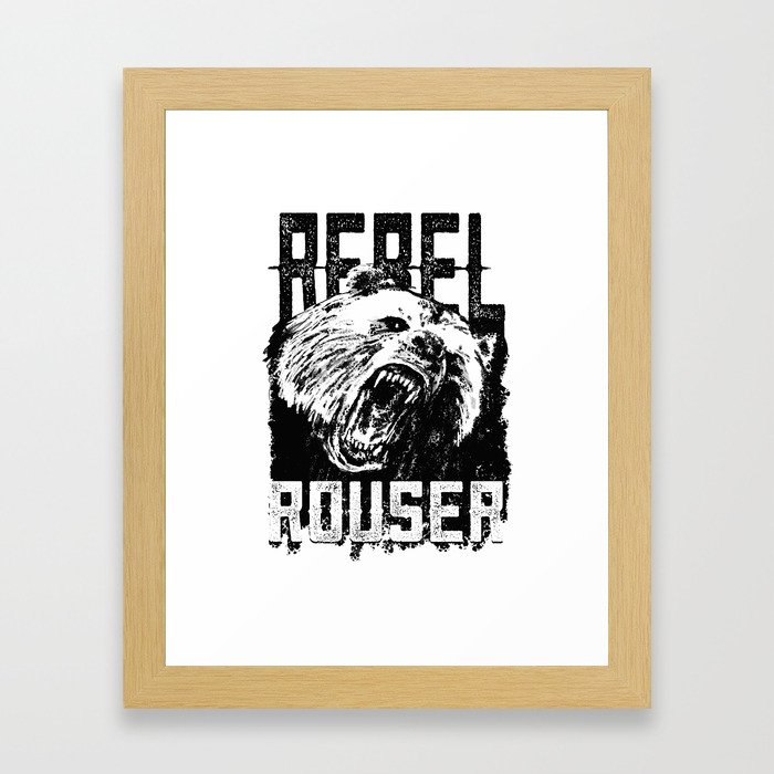 Rebel Rouser Framed Art Print
