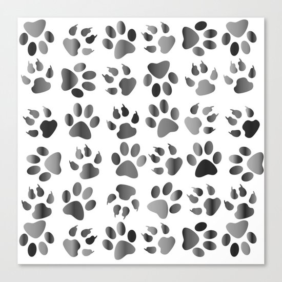 Muddy Paws Canvas Print