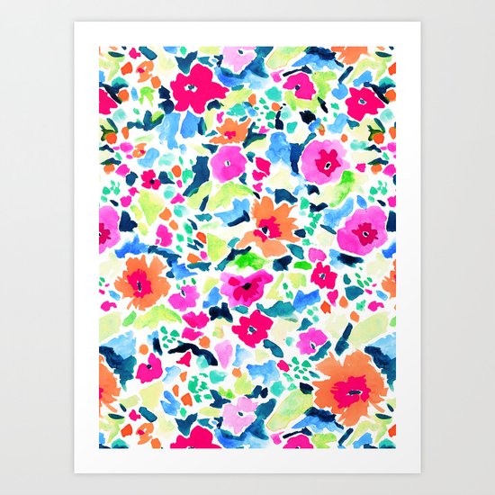 Liv's Room (Orange) Art Print