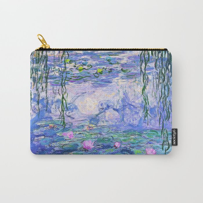 Claude Monet Water Lilies French Impressionist Art Carry-All Pouch