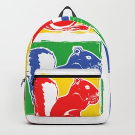 Squirrel Pop Art Backpack