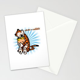 calvin and hobbes  Stationery Card