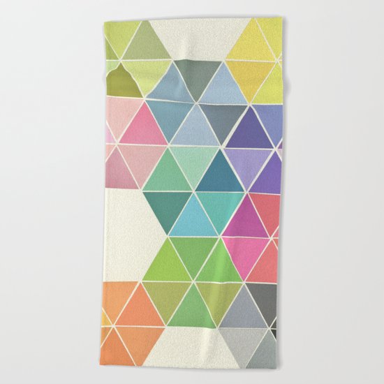 Fragmented Beach Towel