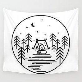 Camping in the Great Outdoors / Geometric / Nature / Camping Shirt / Outdoorsy Wall Tapestry