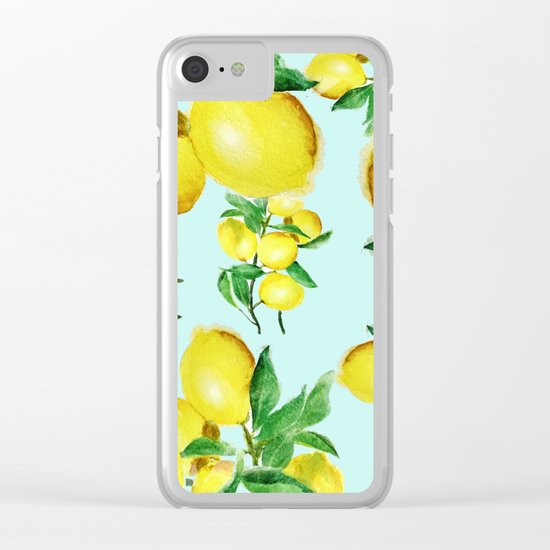 lemon 2 Clear iPhone Case