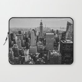 Black & White NYC Skyline Laptop Sleeve