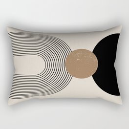 Mid Century Modern Abstract Art 10 Rectangular Pillow