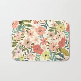 Only from the heart can you touch the sky. Rumi Quote Bath Mat | Quotes, Digital, Bouquet, Flora, Pink, Plants, Sky, Positive, Quote, Painting 