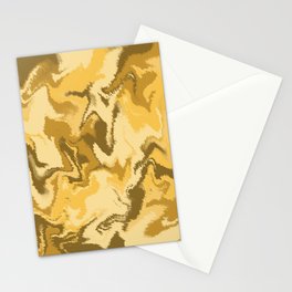 The yellow pattern Stationery Cards