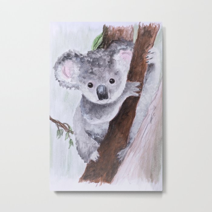 Kute Koala Metal Print