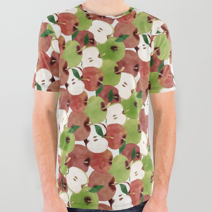 Still life of french apples All Over Graphic Tee