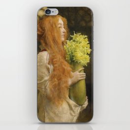 Spring Flowers by Lawrence Alma-Tadema iPhone Skin
