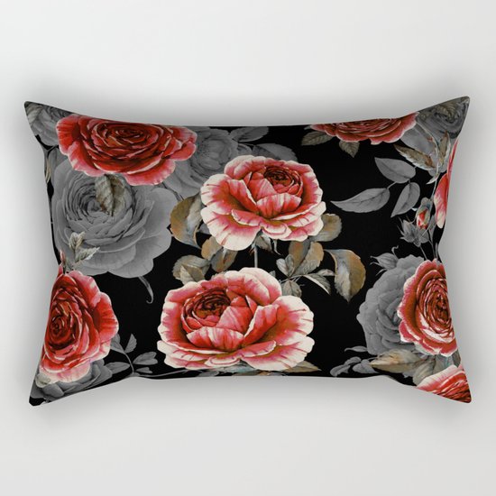 Rose Garden Rectangular Pillow