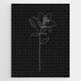 Black Lily Jigsaw Puzzle
