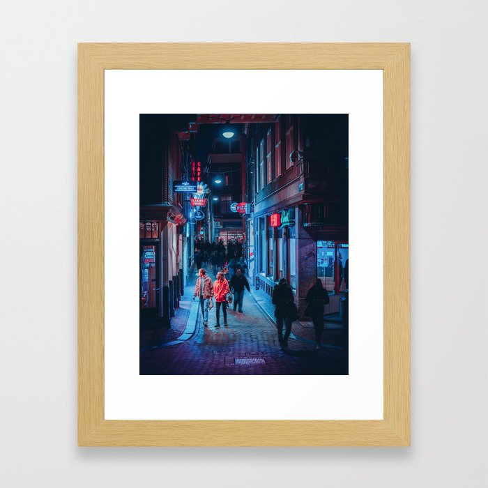 Amsterdam Nightlife Framed Art Print