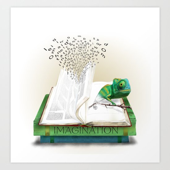 Chameleon Art Print