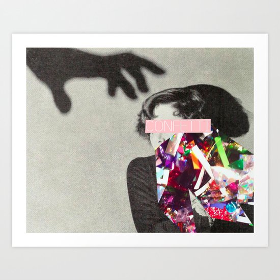 Confetti Ready Art Print