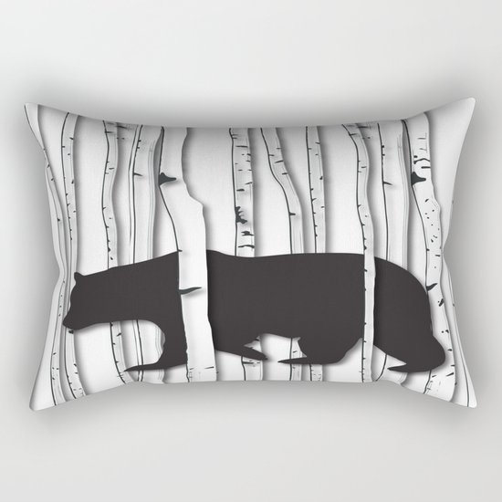 Lonely Bear Rectangular Pillow