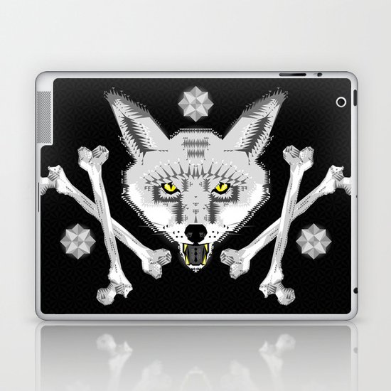 Silver Fox Geometric Laptop & iPad Skin