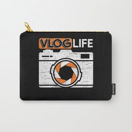 Vlog Life Vlogger Camera Social Media Influencer Carry-All Pouch