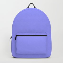 Periwinkle Blue solid color modern abstract pattern  Backpack