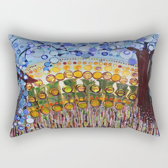 :: Indiana Blue Willow :: Rectangular Pillow