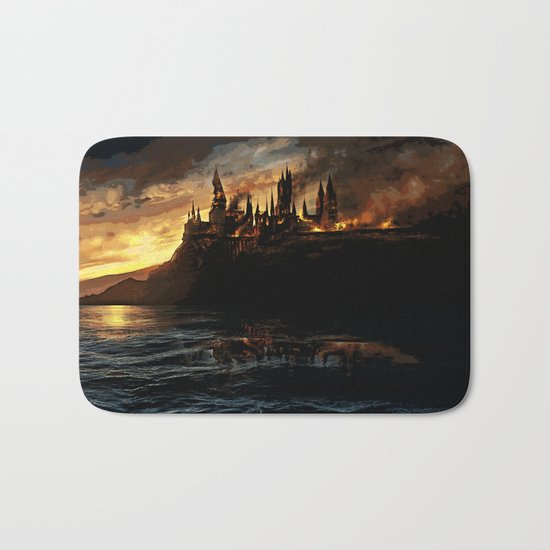Harry Potter - Hogwart's Burning Bath Mat